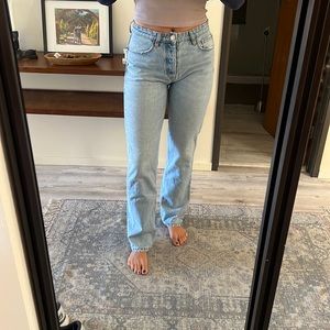 Zara bootcut light washed jeans